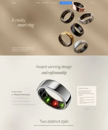 Dissecting the Perfect eCommerce Landing Page: A Case Study of 'Oura Ring'