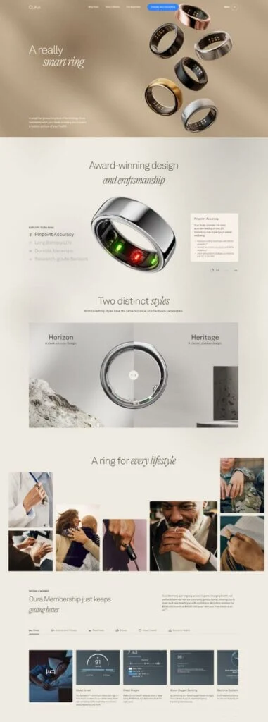 Dissecting the Perfect eCommerce Landing Page: A Case Study of 'Oura Ring'