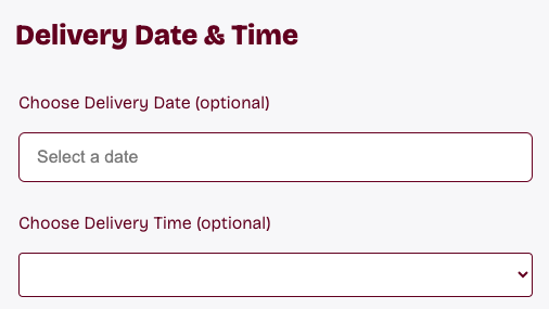 WooCommerce Delivery Date & Time